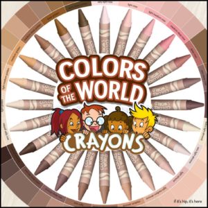 Crayola lance une série de crayons couleur “peaux” ! - Shake-It